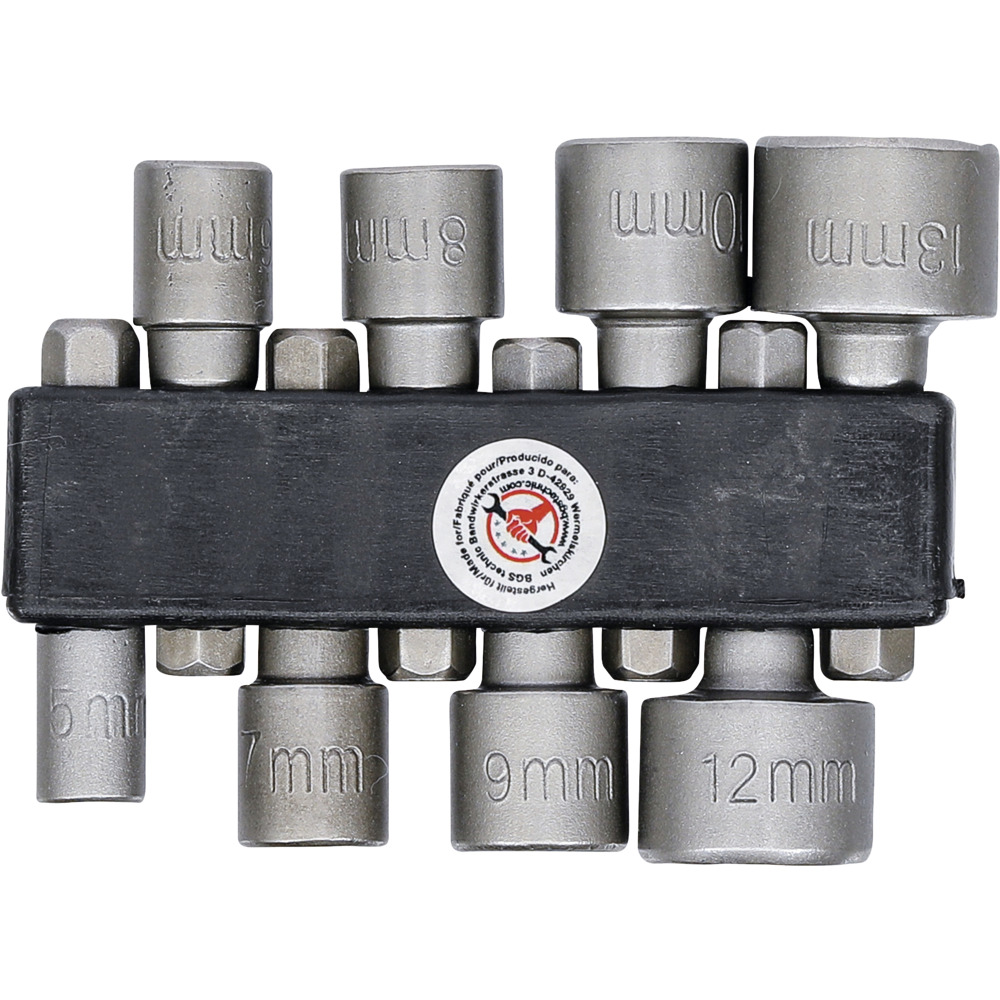 Stecknüsse Set 8-teilig 5-13 mm für Akkuschrauber image number 1