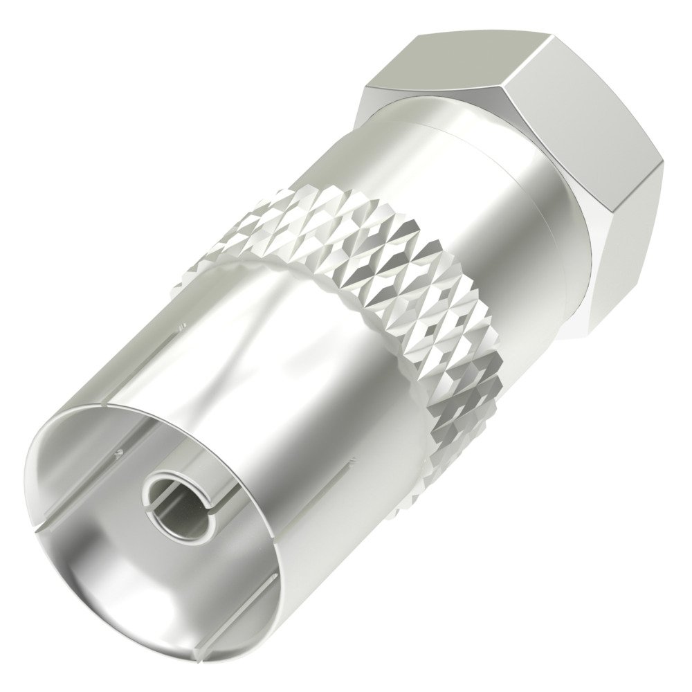 hama® SAT-Adapter, F-Stecker - Koax-Kupplung, steckbar