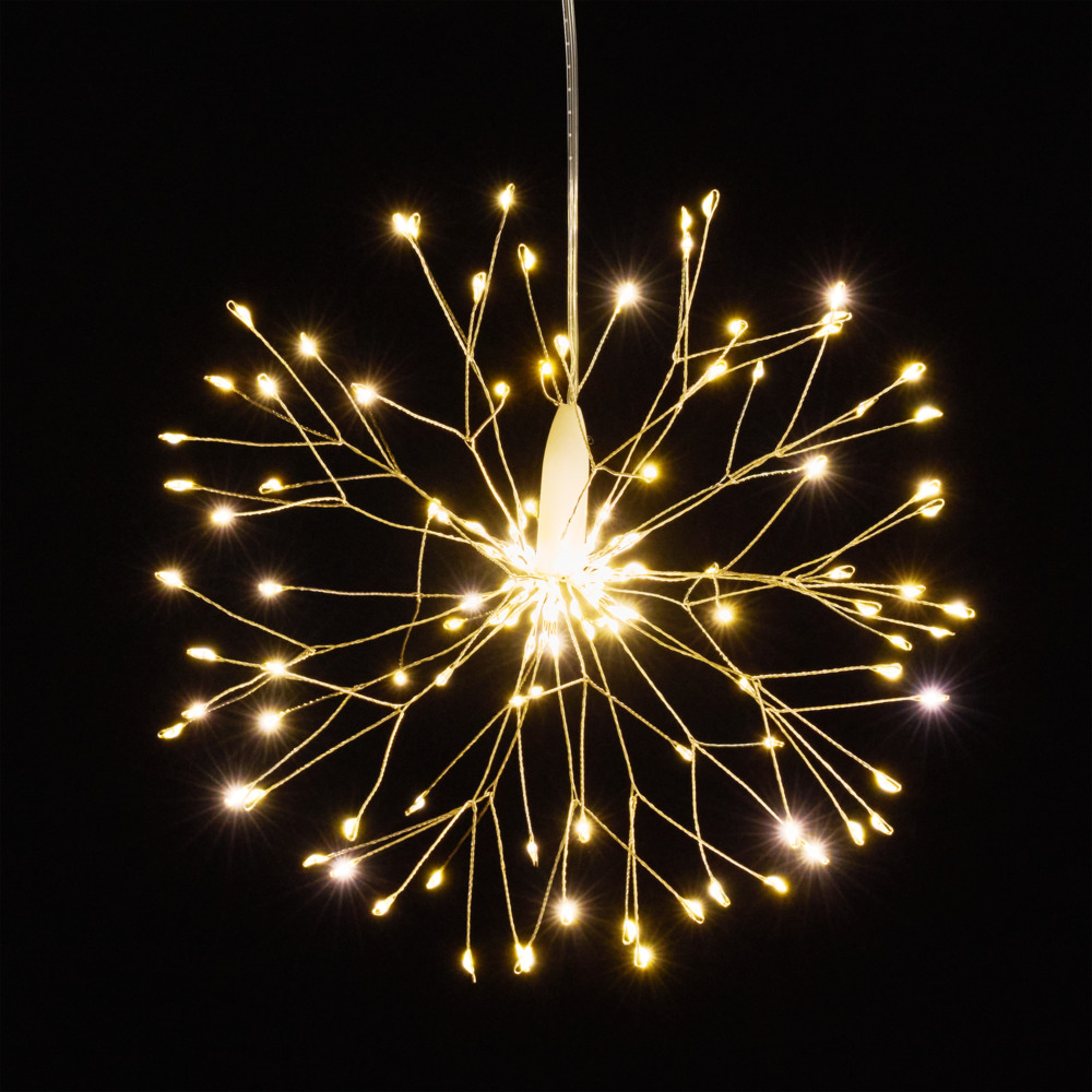 LED-H&auml;ngebeleuchtung &bdquo;Feuerwerk&ldquo; mit warmwei&szlig;en LEDS image number 2