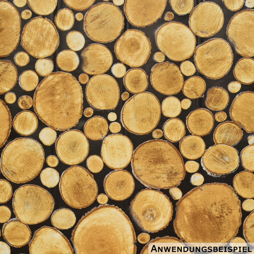 Klebefolie 200 x 45 cm mit Baumscheibenmotiv image number 2