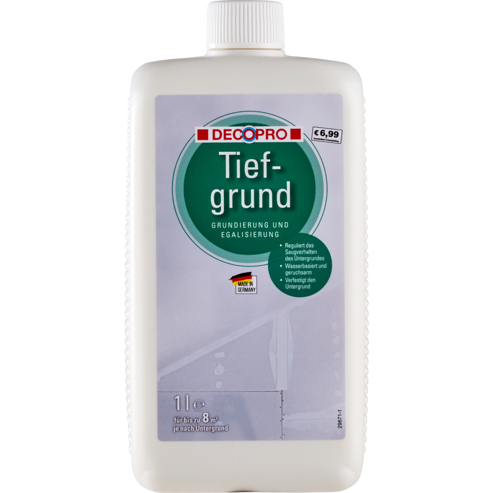 DECOPRO Tiefgrund LF Grundierung und Egalisierung