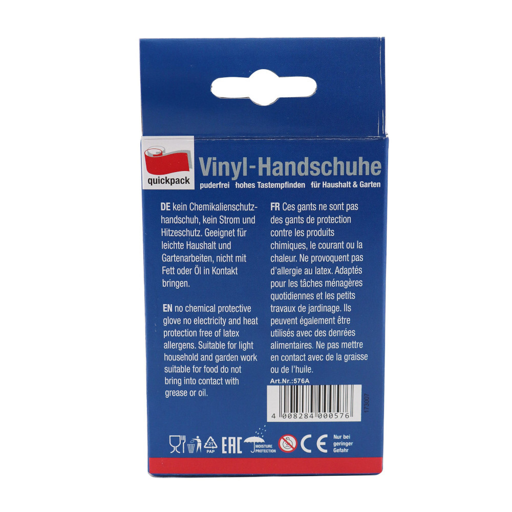 Handschuhe aus Vinyl in Größe M, 10 Stück image number 1
