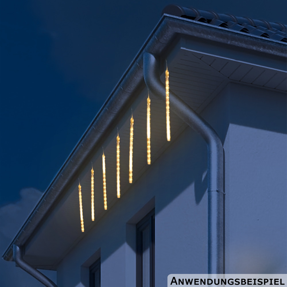 LED-Solar Lichterkette Meteor 192 LED warmweiß image number 2