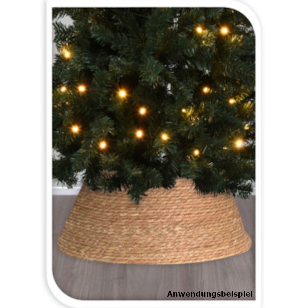 Abdeckung Weihnachtsbaumständer 57 cm aus Maisblatt image number 1