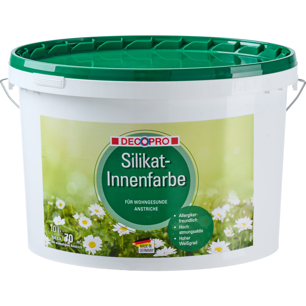 DecoPro Silikat-Innenfarbe 10 Liter in Wei&szlig;