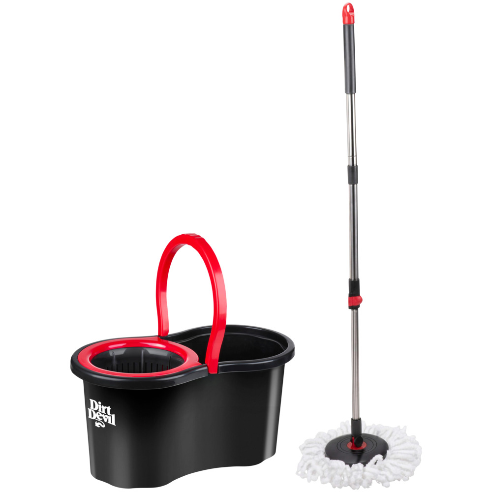 Schleuder-Mopp-Set mit Edelstahlgriff und 360&deg; Drehkopf image number 0