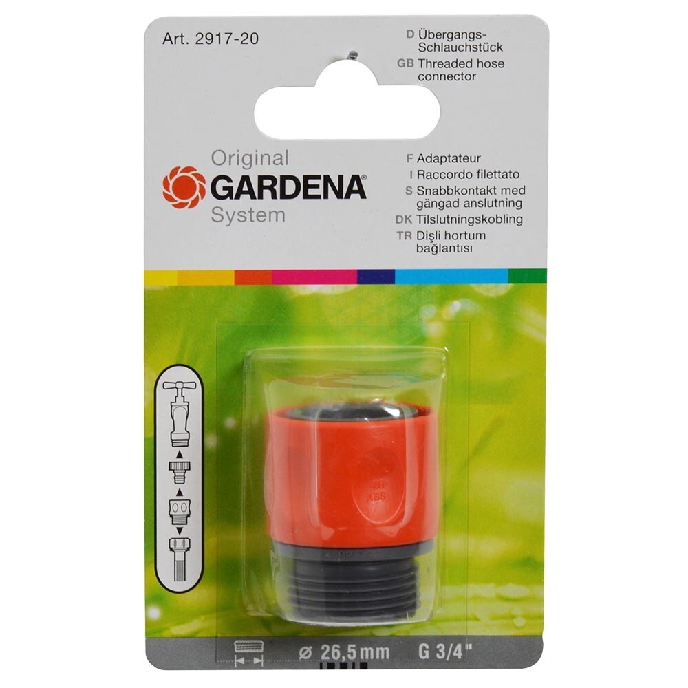 Gardena Übergangsschlauchstück mit ¾" AG