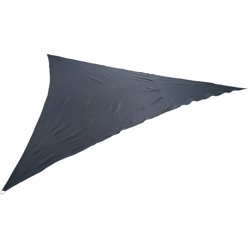Sonnensegel dreieckig 3 x 3 x 3 m grau aus Polyester