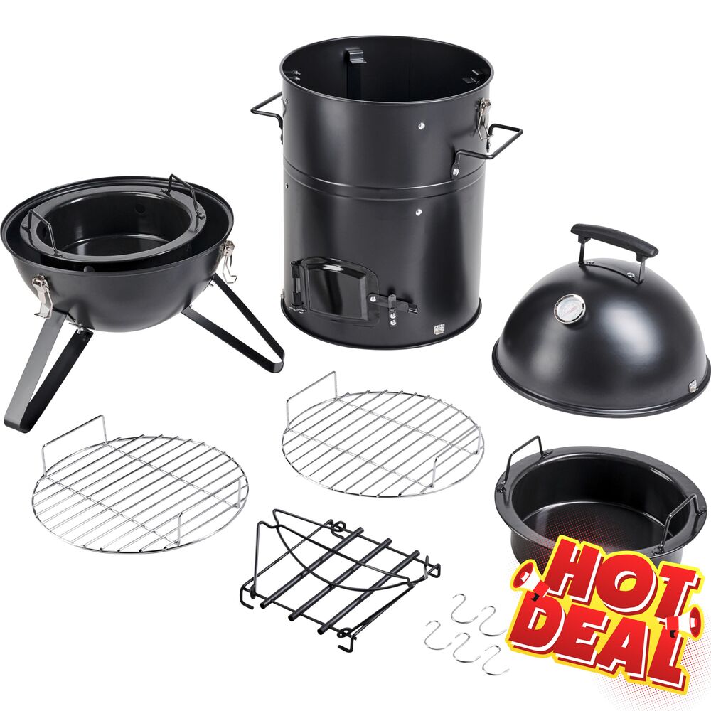 Grill- und R&auml;ucherofen ''R&uuml;gen'' &Oslash; 37 x 91 cm