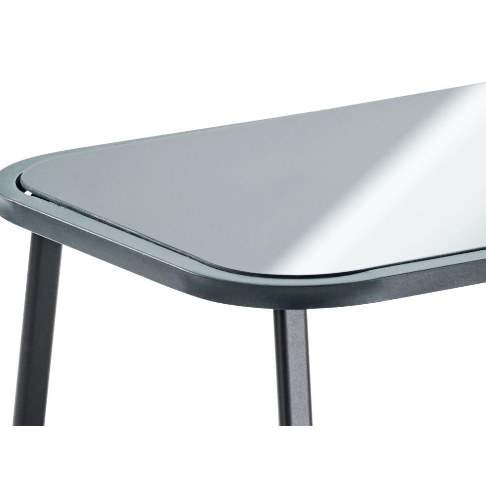 Lounge-Set 4-teilig, 4-Sitzer mit Metallgestell, Tisch und Stühlen image number 5