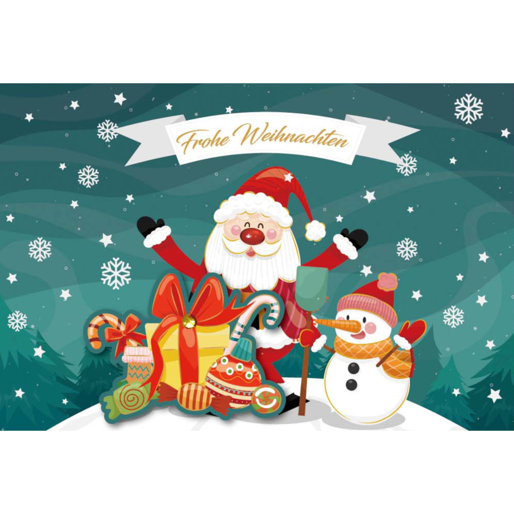Weihnachtskarte Handmade aufklappbar mit Umschlag image number 20