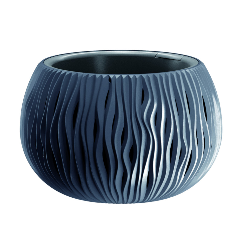 Prosperplast Blumentopf Sandy Bowl Ø 37 cm Anthrazit