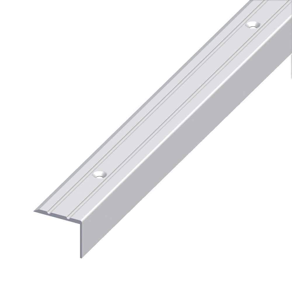Treppen-Profil schmal 100 x 2,5 x 2 cm aus Aluminium silber image number 0