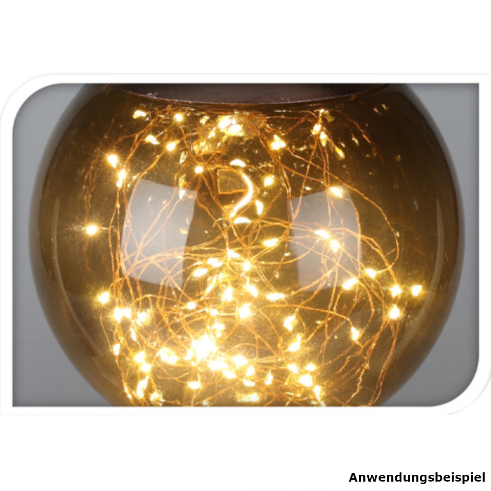 Hängelampe Ø 18 cm mit 80 LEDs und Timer image number 1