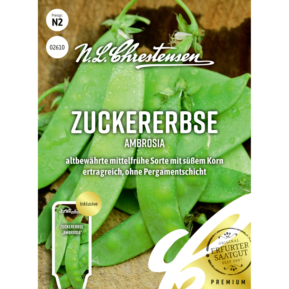Saatgut Zuckererbse Ambrosia image number 0