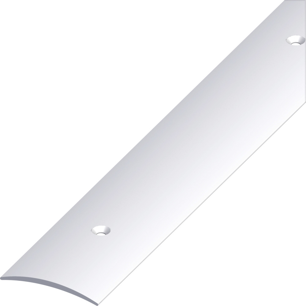 &Uuml;bergangsprofil Aluminium eloxiert 1000 x 30 x 5 mm silberfarben gelocht