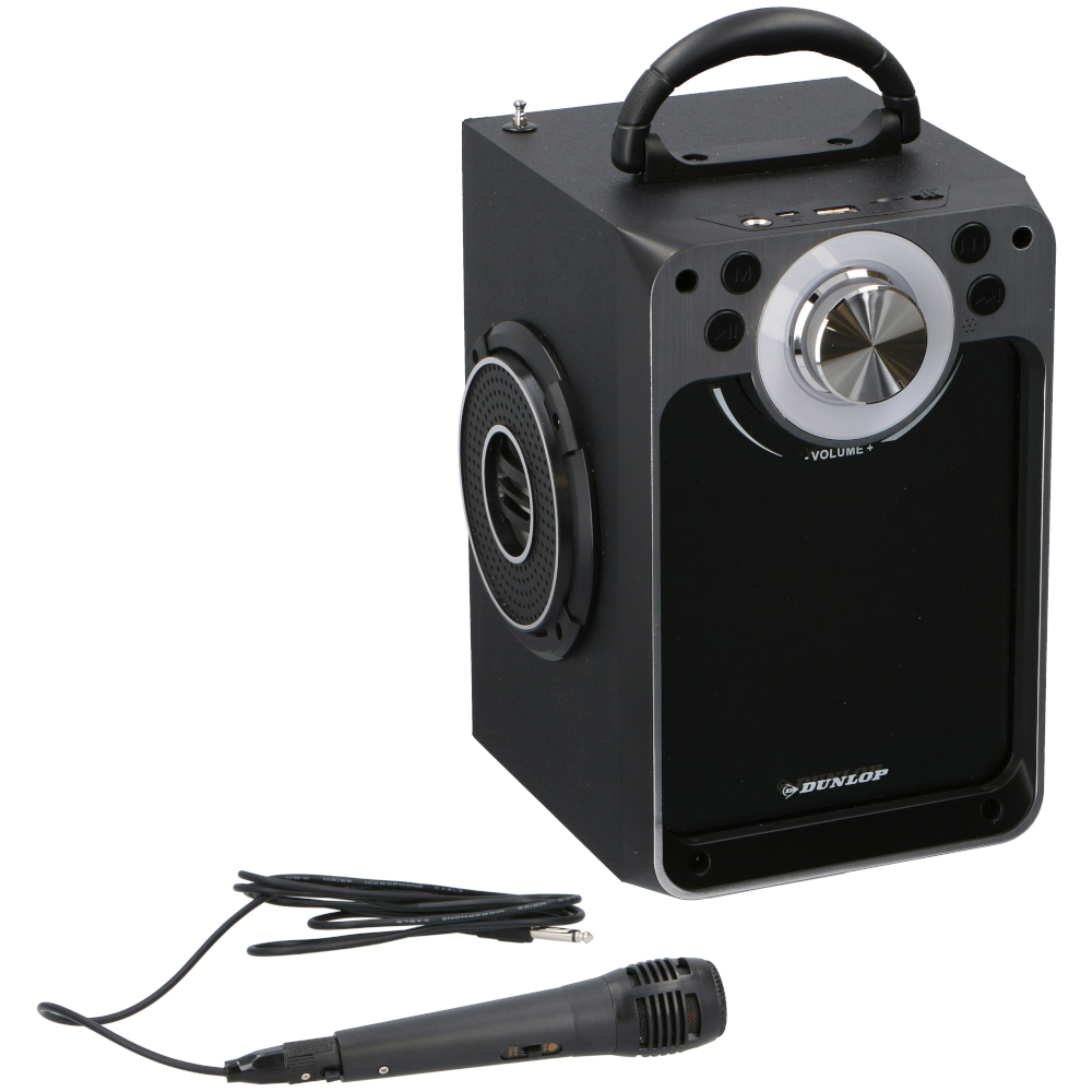Dunlop Bluetooth Lautsprecher 2x5 Watt - mit Mikrofon