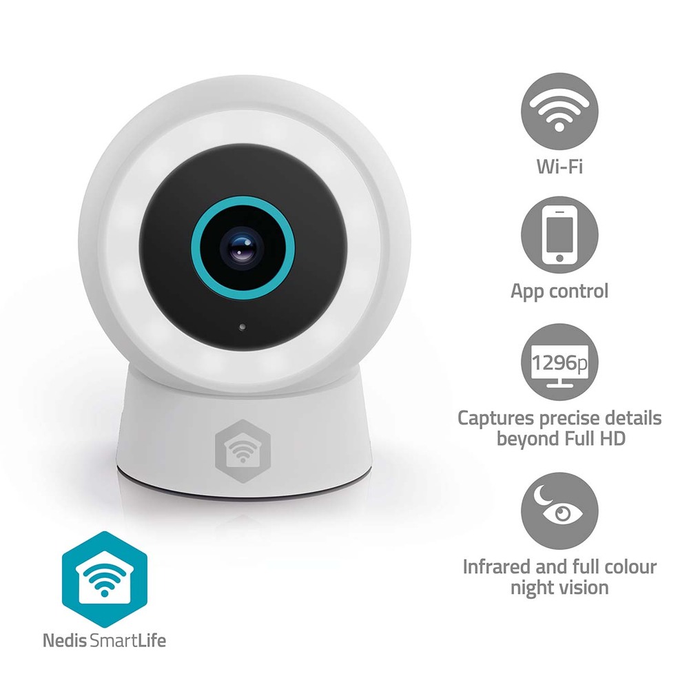 Nedis SmartLife Außenkamera 3MP Full HD 1296p image number 1