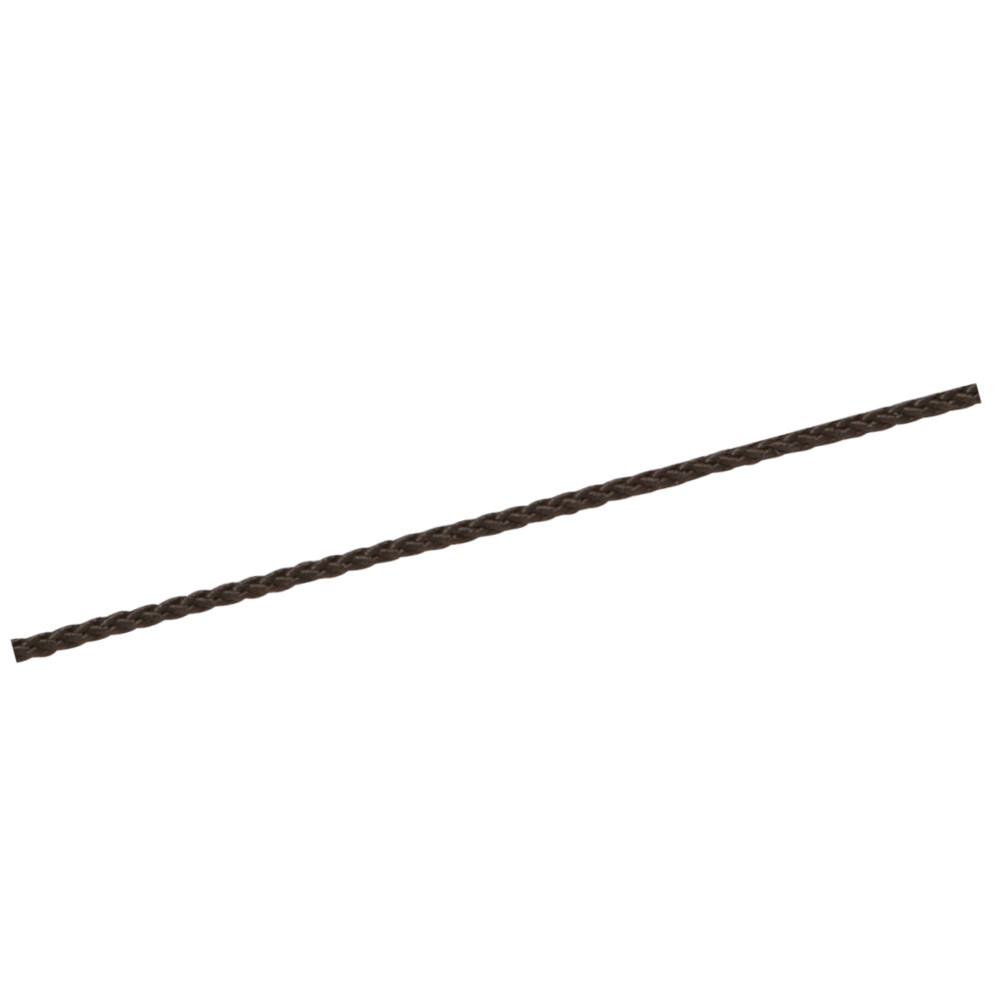 Polypropylensschnur schwarz, geflochten, 3 mm Durchmesser, Meterware image number 0