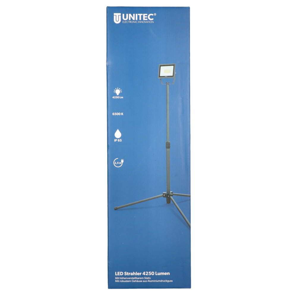 UNITEC® LED-Strahler 35 W mit Teleskopstativ 4250 Lumen image number 1