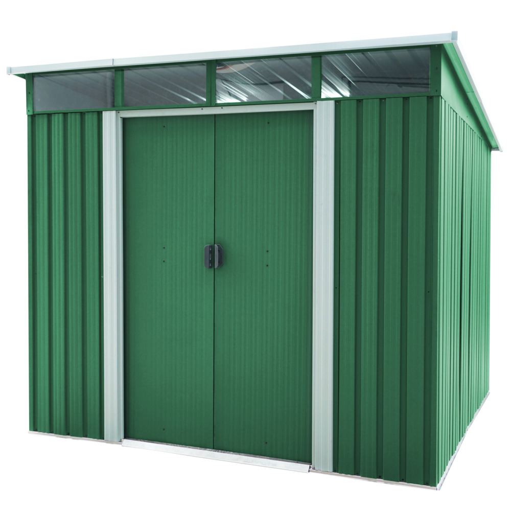 PERGART® Gerätehaus Lübeck 224 x 267 x 203 cm tanne / weiß