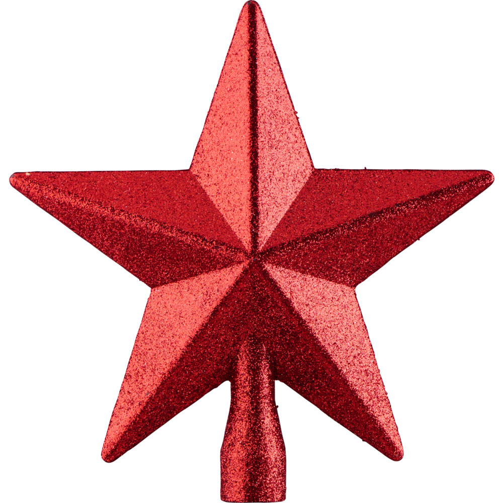 Weihnachtsbaumspitze sternförmig mit Glitter image number 4