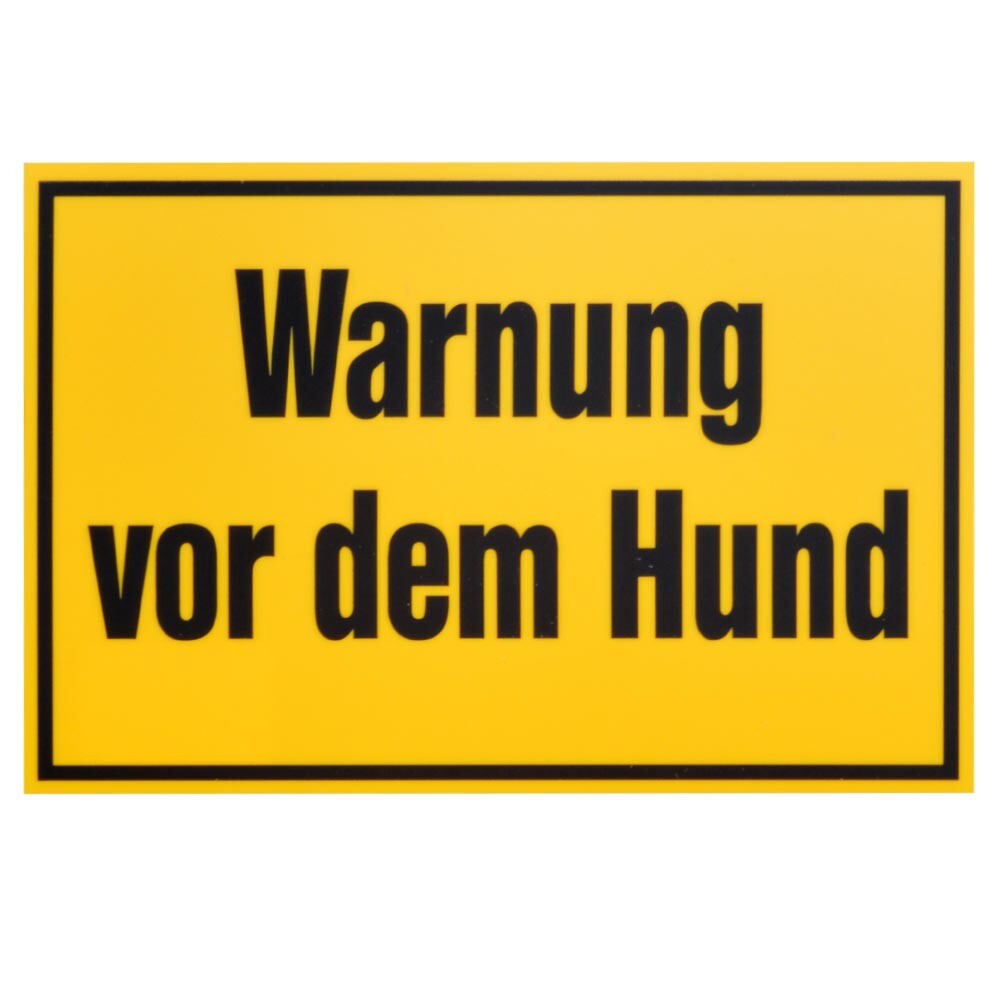 Hunde Warnschild 300 x 200 mm image number 0