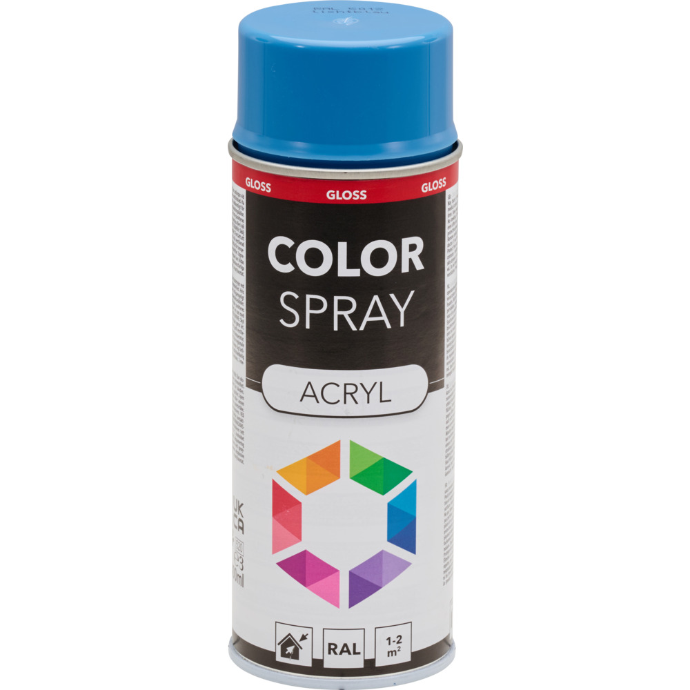 Lackspray 400 ml Acryl RAL5012 lichtblau image number 1