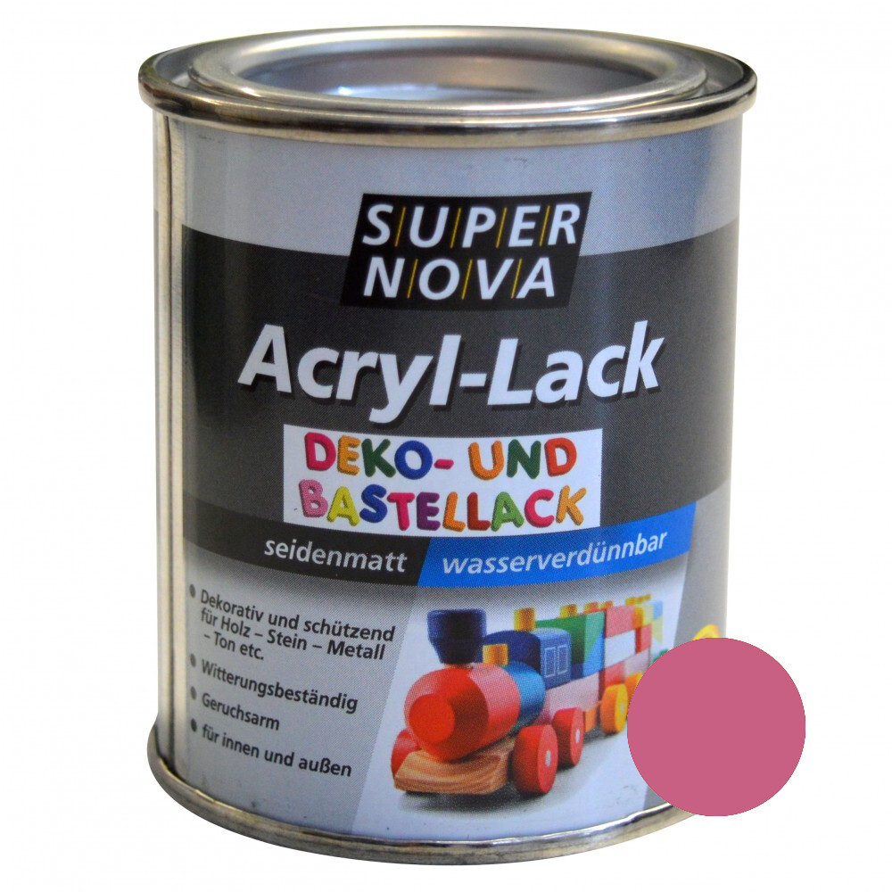 Super Nova Acryl Lack pink seidenmatt für innen und außen image number 0
