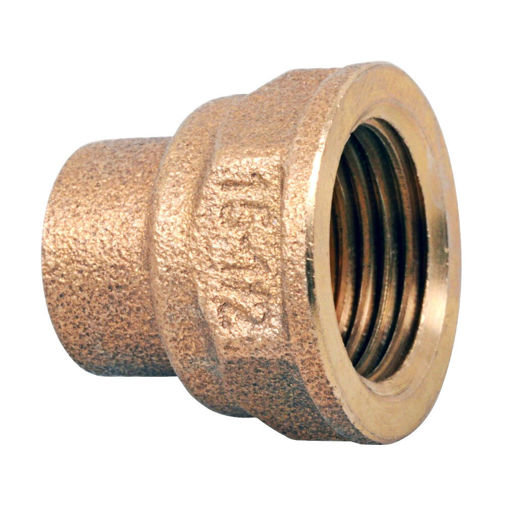 Übergangsnippel für Kupferrohr Rotguss 15 mm x ½'' Innengewinde