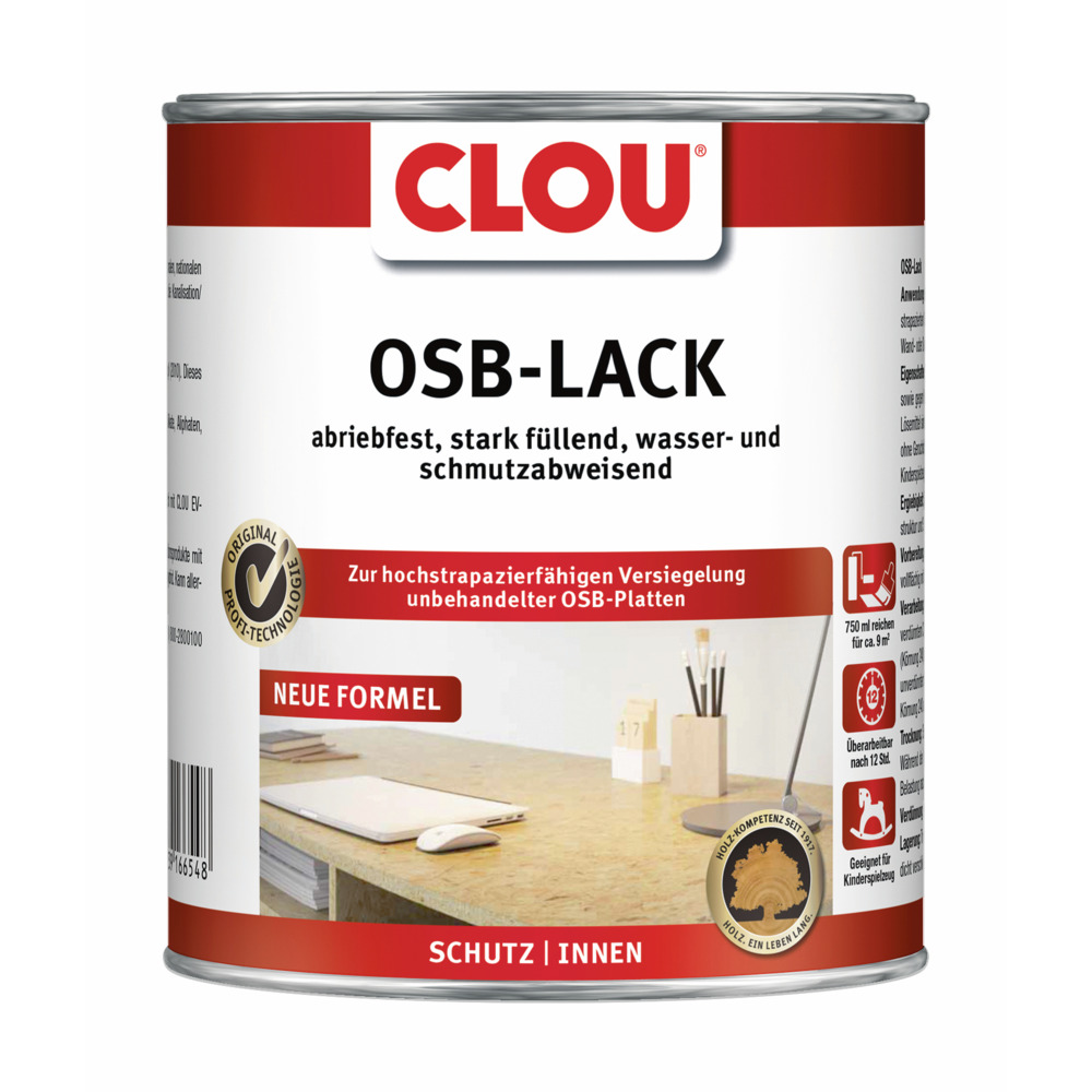 Clou&reg; OSB-Lack 750 ml farblos image number 0