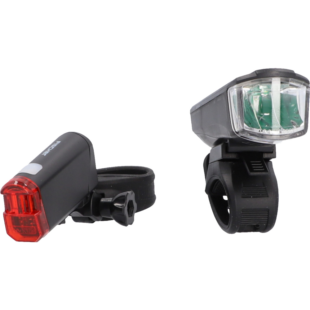 LED-Fahrrad-Beleuchtungsset batteriebetrieben 20 Lux image number 0