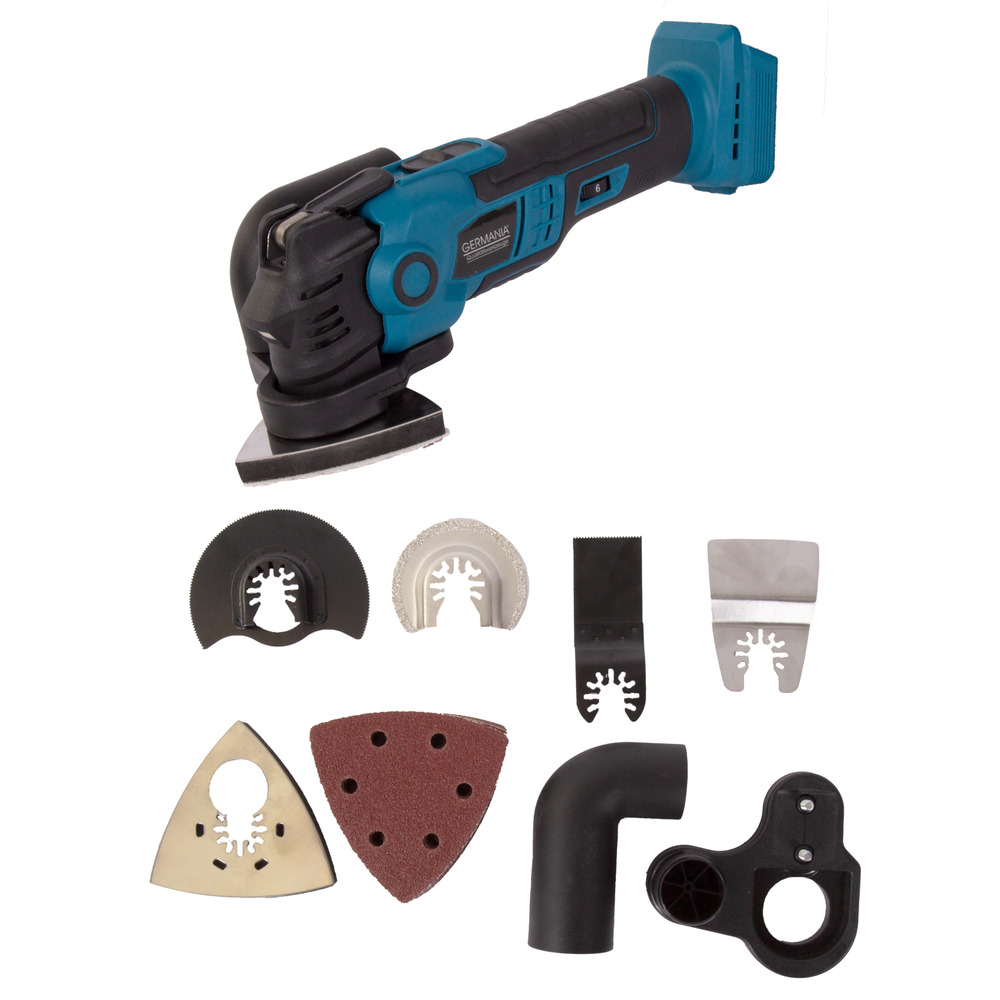 GERMANIA® Plattform 2.0 Akku-Multitool 20 V mit Aufsätzen image number 1