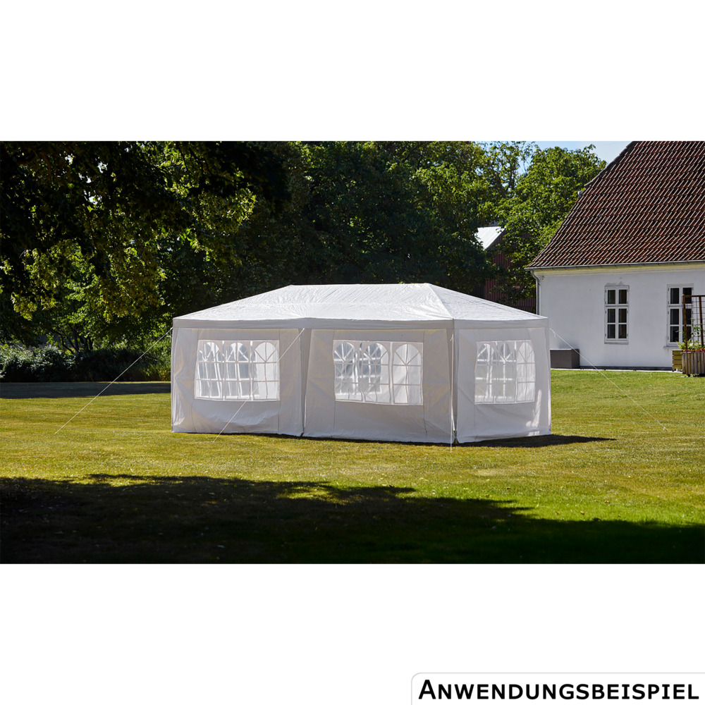 Pavillon 3 x 6 m mit Sichtfenstern image number 2