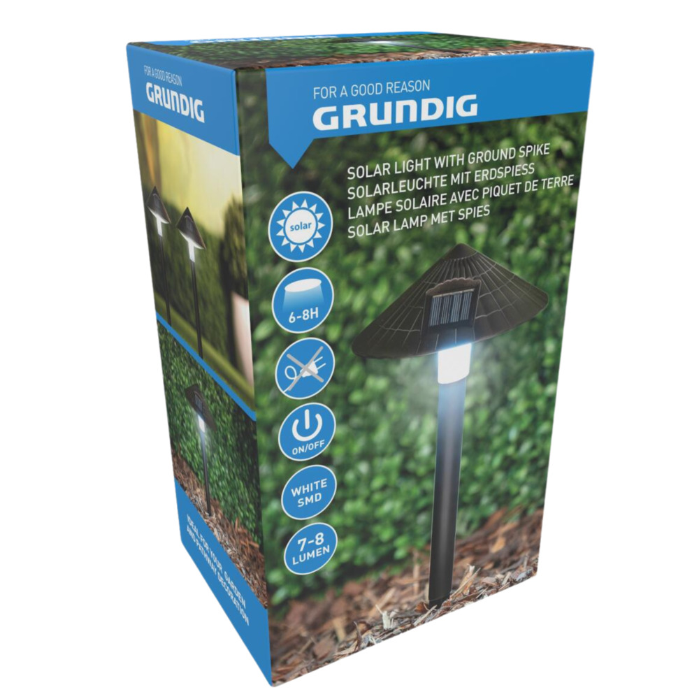 Grundig Solar-SMD-LED Gartenleuchte image number 1