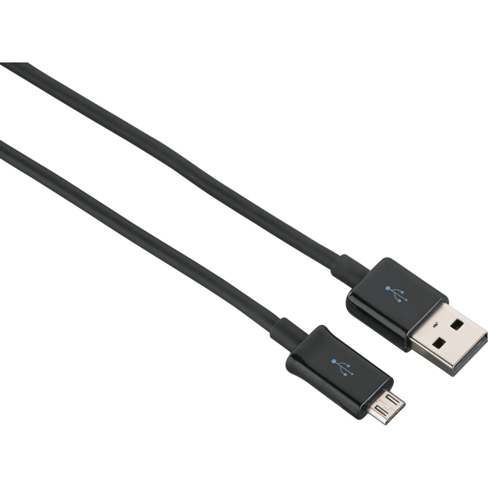 Micro-USB-Kabel 0,90m USB 2.0, schwarz image number 0