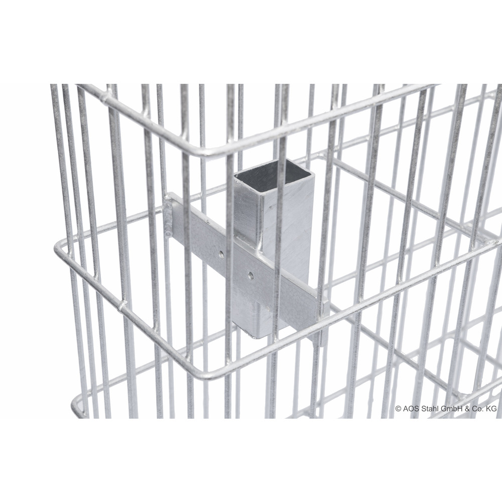 Gabione JUMBO 1016 x 266 x 1408 mm inkl. Pfosten image number 2