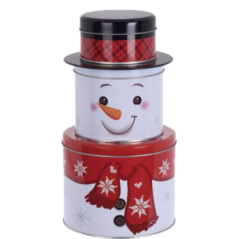 Keksdose 3in1 aus Metall in verschiedenen Weihnachtsmotiven image number 1