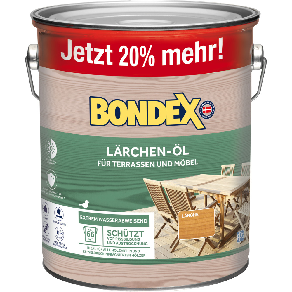 BONDEX Lärchen-Öl 3 Liter image number 0