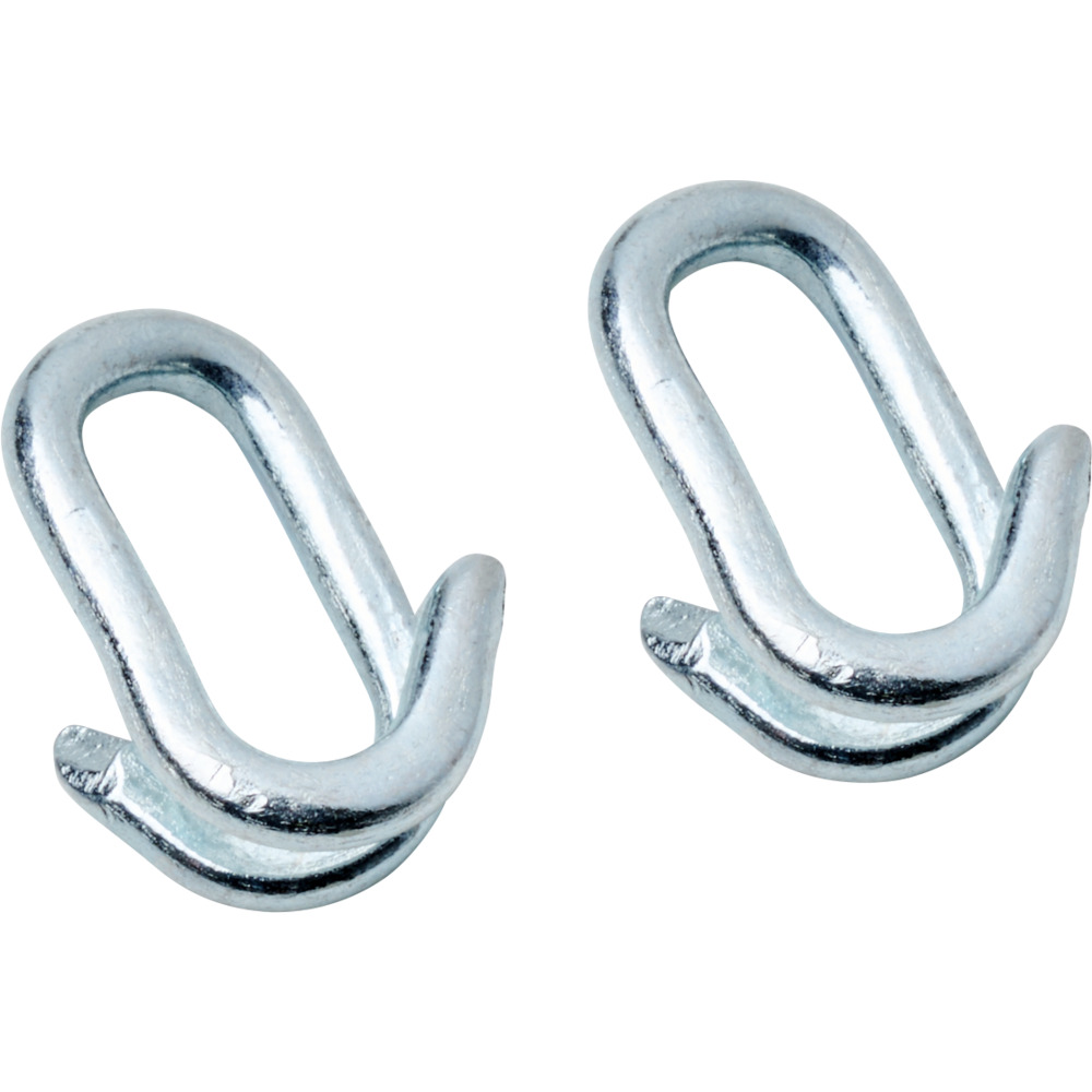 FISHBULL Ketten-Notglied 3 mm, Stahl verzinkt, 2 Stück