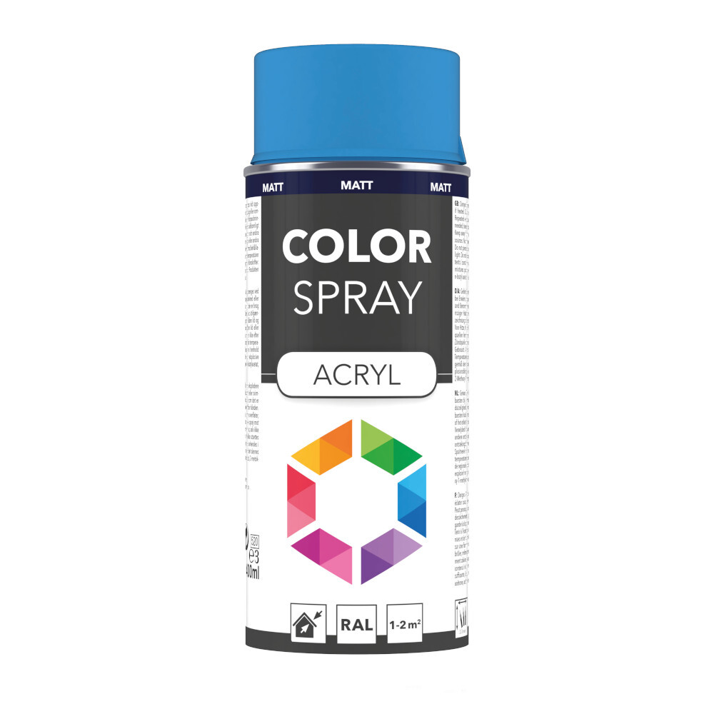 Lackspray matt 400 ml Acryl RAL 5021 wasserblau