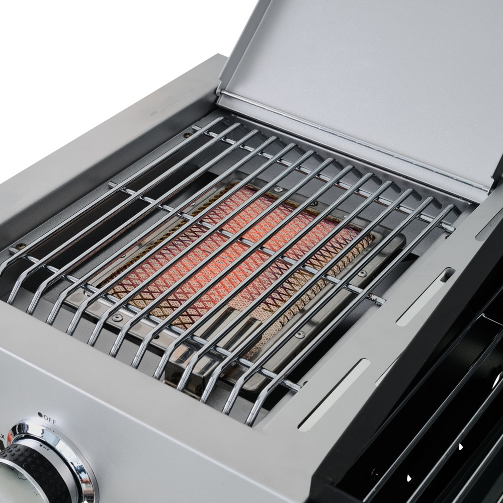 Gasgrill fahrbar Infrarot-Steak Zone silber-schwarz image number 5