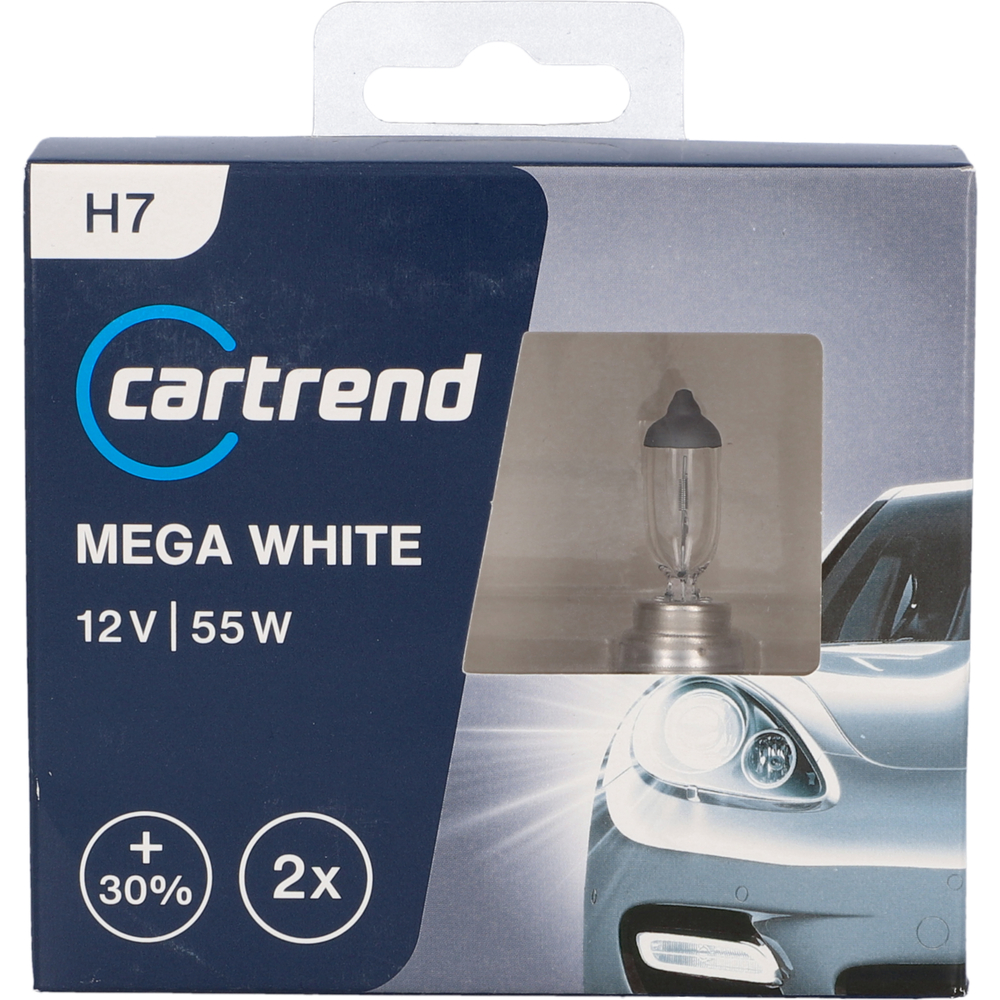 Scheinwerferlampe H7 Mega White 12V 55W, 2 Stück image number 2