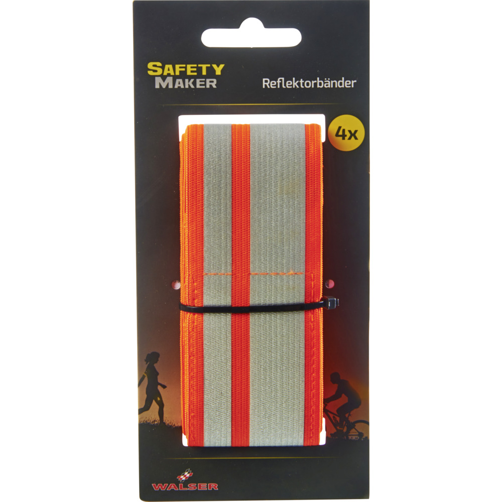 Reflektorband-Set 4-teilig in Orange image number 2