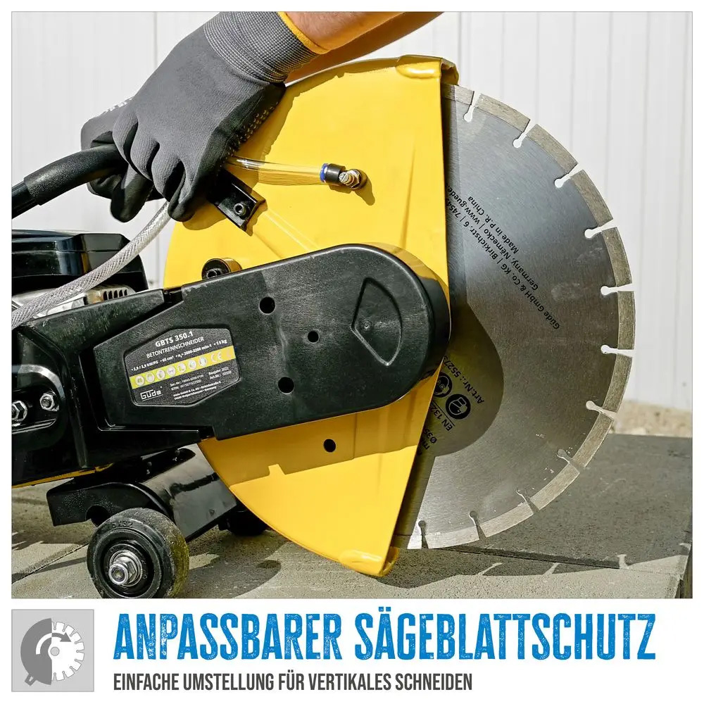 Betontrennschneider GBTS 350.1 mit 3,9 PS 2-Takt Motor image number 5