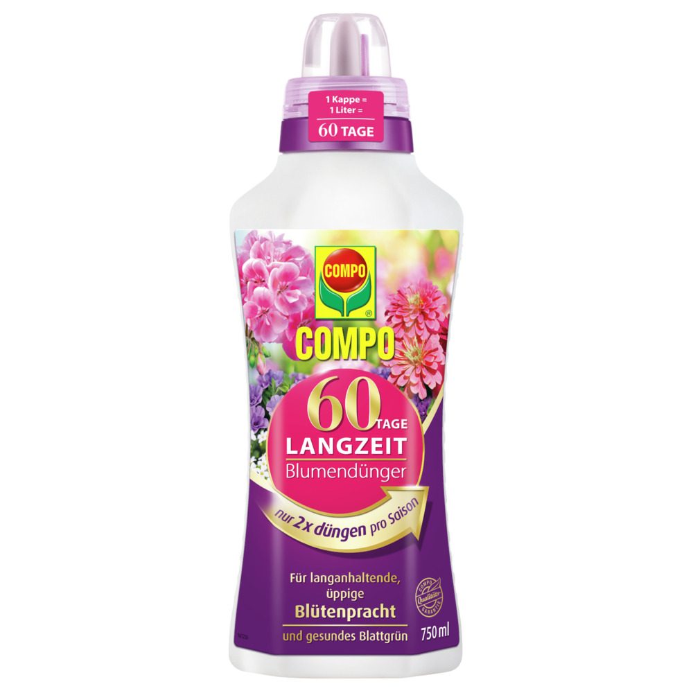 COMPO 60 Tage Langzeit Blumend&uuml;nger 750 ml image number 1