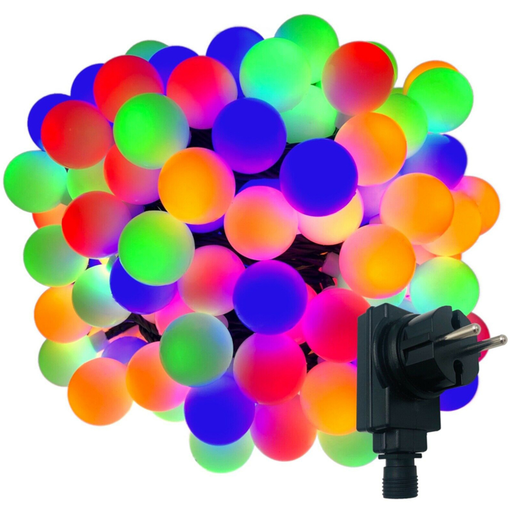 LED-Lichterkette 17,9 m mit 180 LEDs bunt
