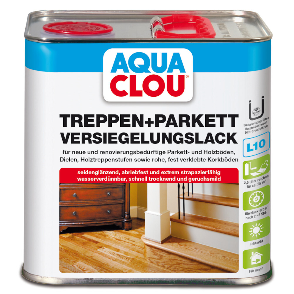 L10 Treppen- und Parkettversiegelungslack 250ml image number 0