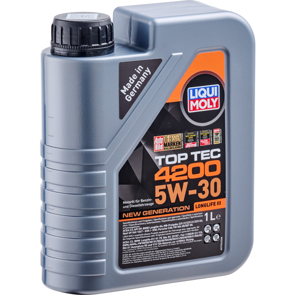 LIQUI MOLY 1 Liter Motoren&ouml;l Top Tec 4200 5W-30 image number 3