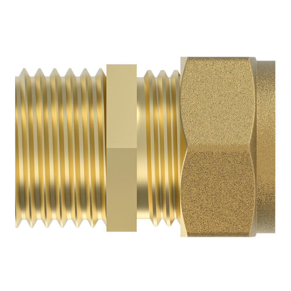Klemmfitting 15mm 1/2"AG Übergangsstück Messing Verbindungsstück image number 1